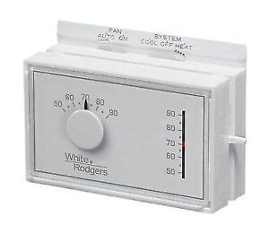 white rogers lock box metal|White Rodgers Heating and Cooling Lever Thermostat .